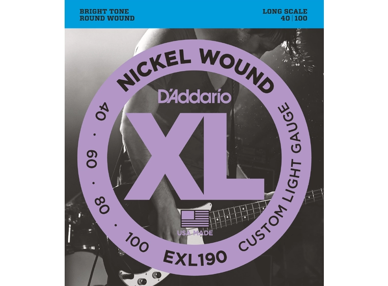 D'Addario EXL190 El.Bass (040-100) (Long Scale) 